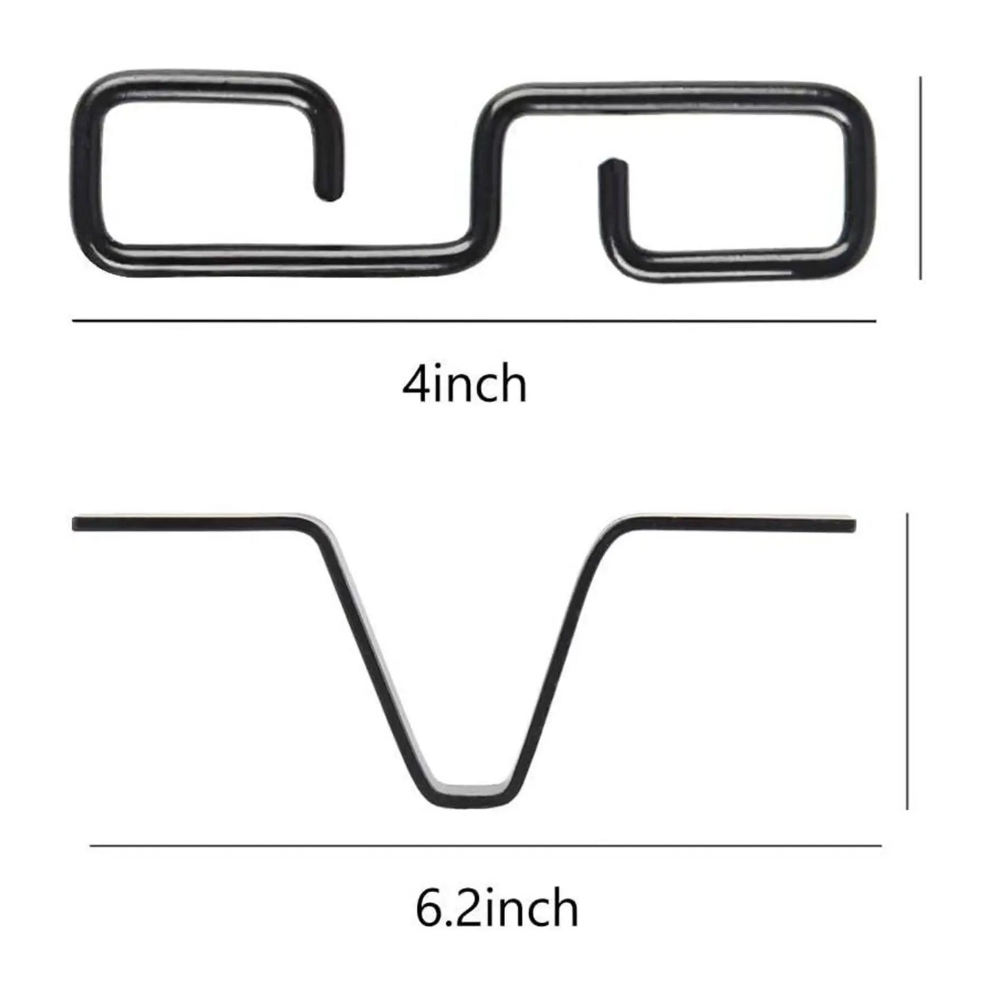 Rain Chain Gutter Adapter V Shaped Installation outside Hardware for Rain Chimes Downspout Iron Connector Rain Chain V Hook