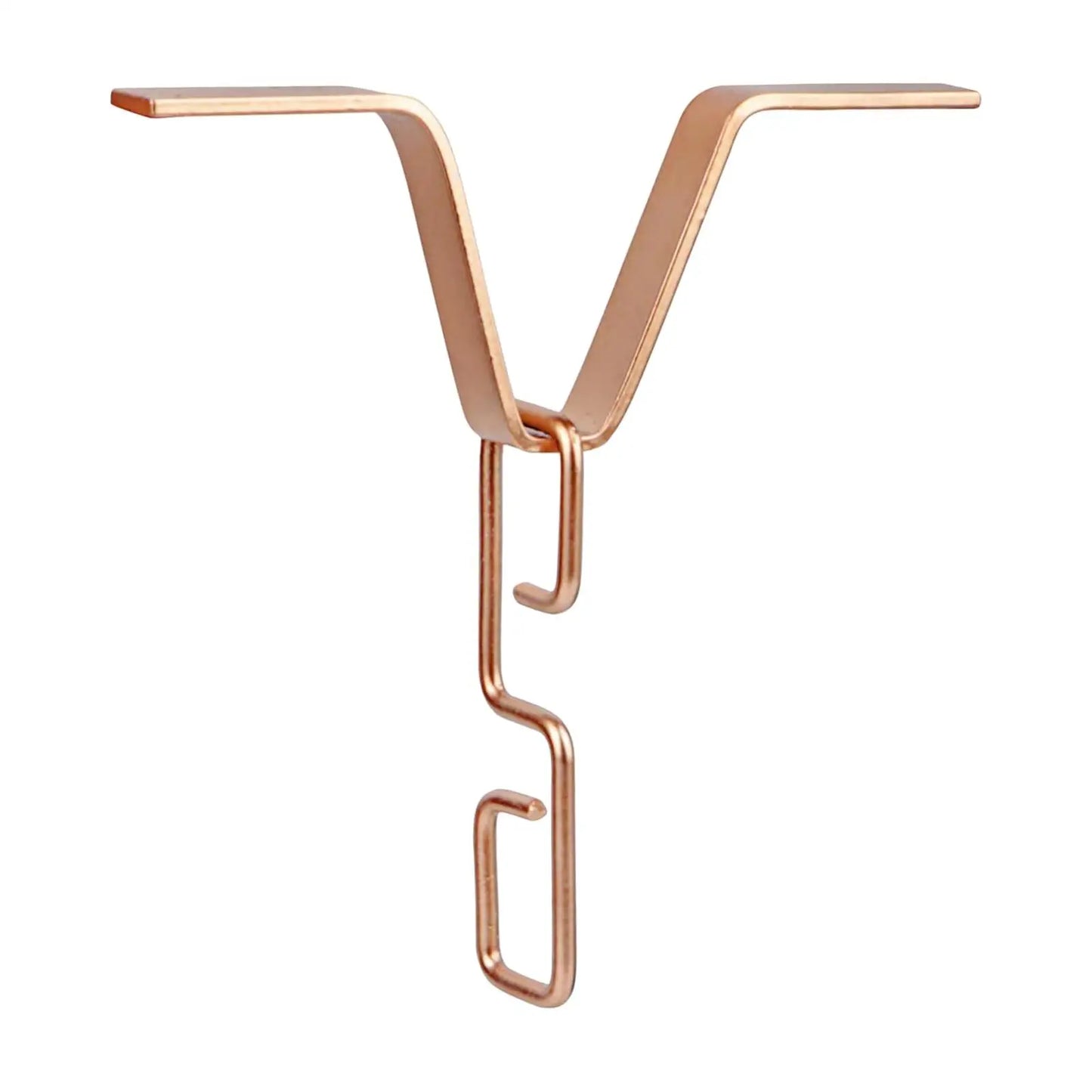 Rain Chain Gutter Adapter V Shaped Installation outside Hardware for Rain Chimes Downspout Iron Connector Rain Chain V Hook