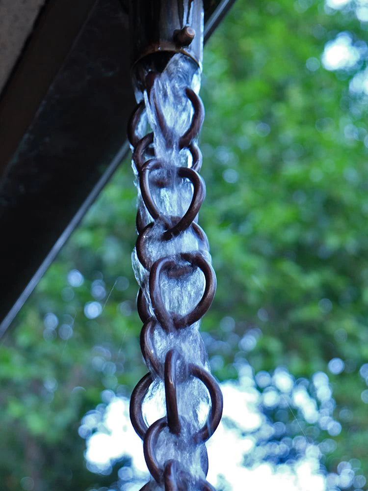 Chaîne de pluie – Design cercles modernes (1 mètre)