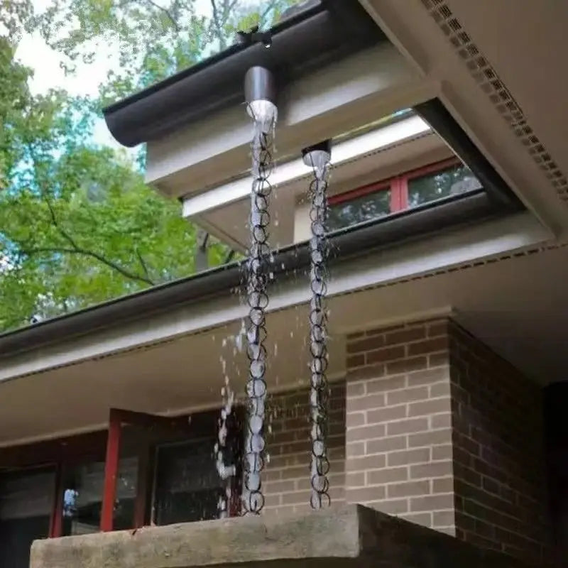 Metal Rain Chain 1M Rain Chains Decorative Hanging Rain Chain for Water Drop