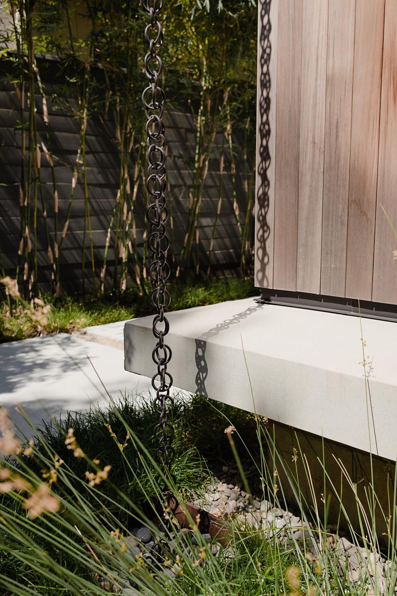 Chaîne de pluie – Design cercles modernes (1 mètre)