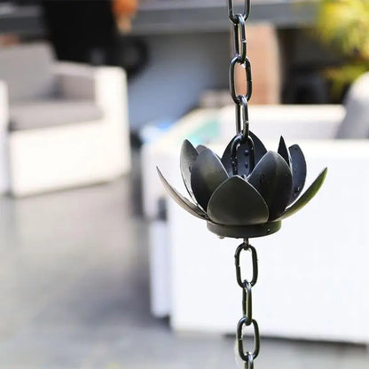 Rain Chains for Gutters Decorative Outdoor Gutter Rain Drum Functional and Decorative Replacement Gutter Rainwater Diverter