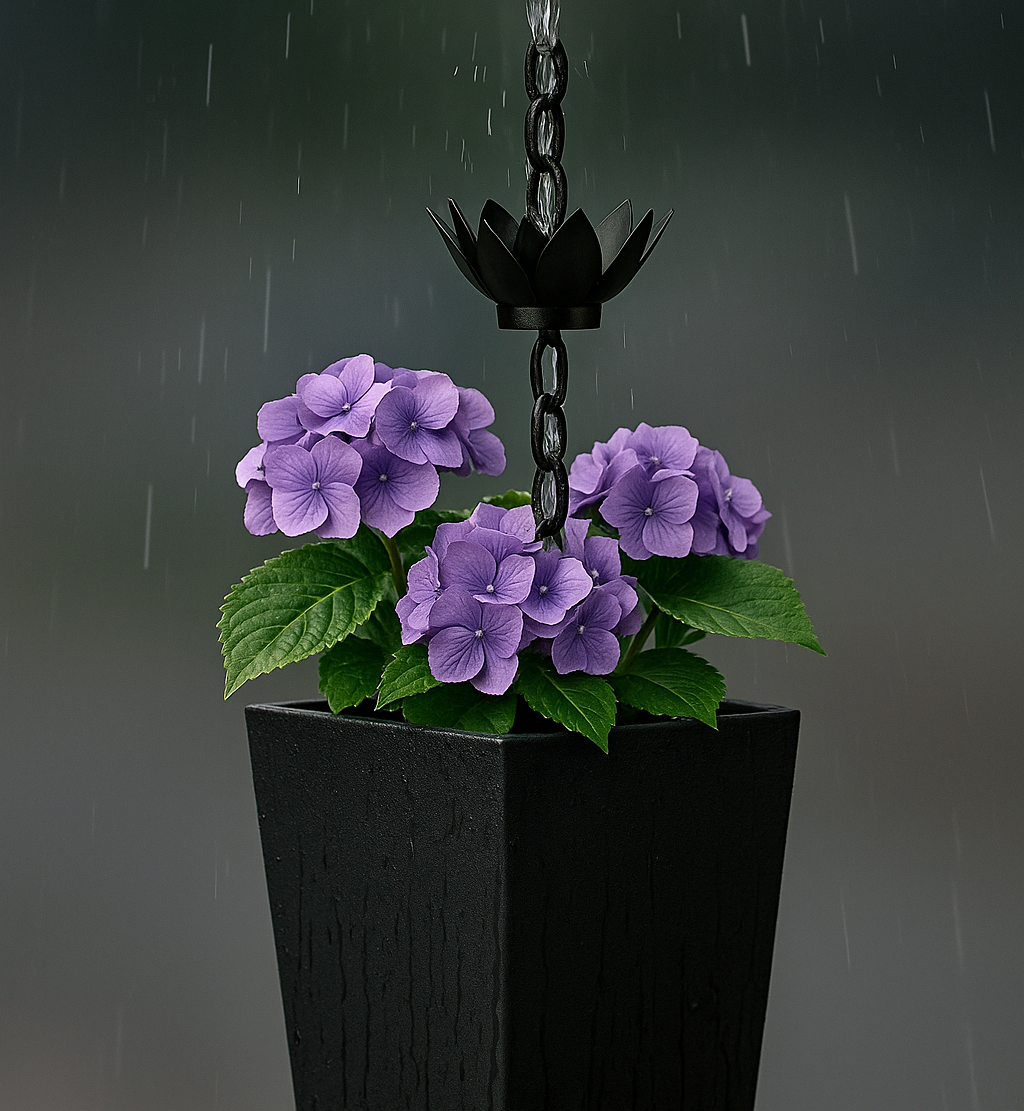 Ensemble pluie élégance noire – Lotus, Bac & Adaptateur