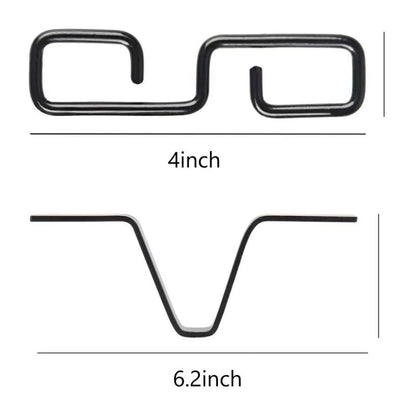 Rain Chain Gutter Adapter V Shaped Installation outside Hardware for Rain Chimes Downspout Iron Connector Rain Chain V Hook