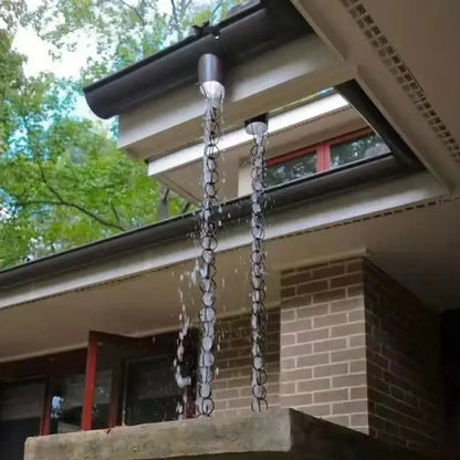 Metal Rain Chain 1M Rain Chains Decorative Hanging Rain Chain for Water Drop